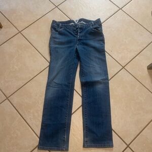 Men’s Button Fly Levi’s Denim Jeans Modern original 34x32 Faded slightly worn